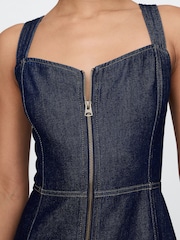 Gap Dark Wash Blue UltraSoft Denim Maxi Dress - Image 5 of 5