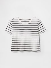 Blanco y negro - Gap Organic Cotton VintageSoft Cropped T-Shirt - Imagen 4 de 5