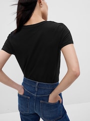 Gap Black Vintage Logo Short Sleeve T-Shirt - Image 2 of 2