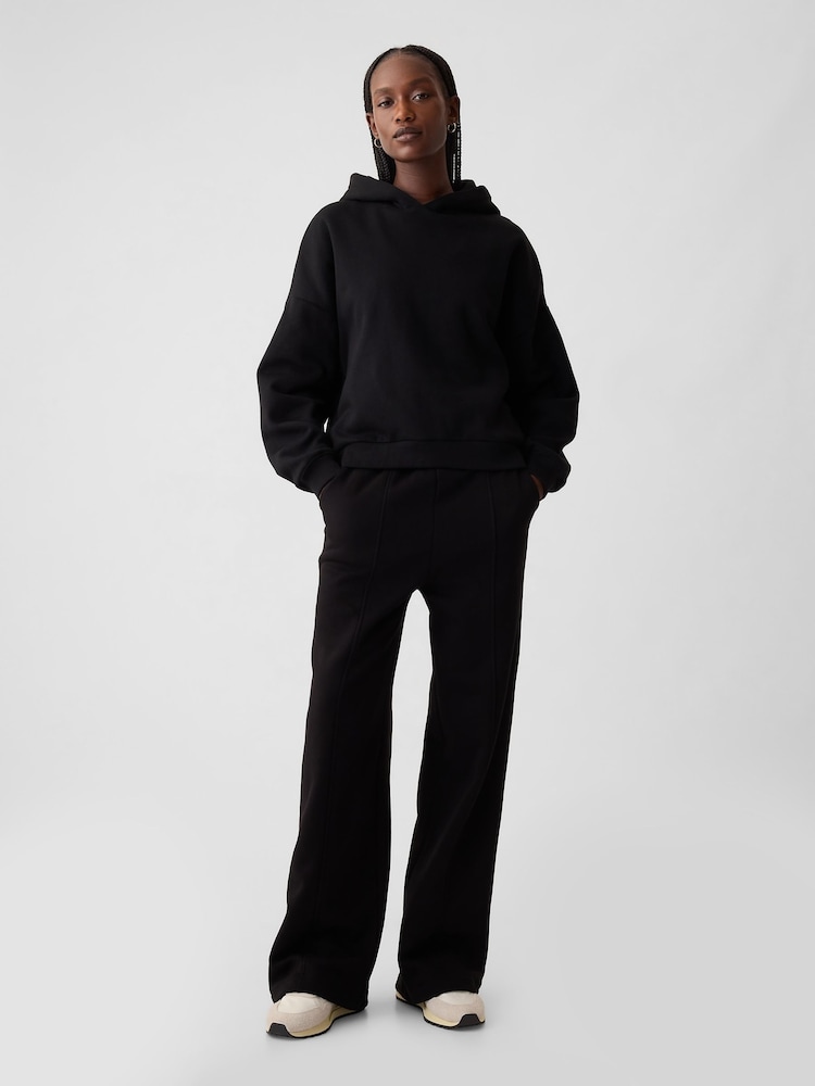 Gap Black Vintage Soft Wide-Leg Joggers - Image 1 of 4
