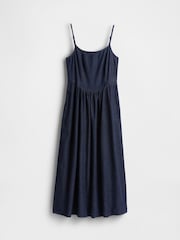 Gap Navy/Blue Denim Maxi Dress - Image 4 of 5
