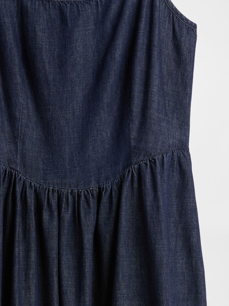 Gap Navy/Blue Denim Maxi Dress - Image 5 of 5