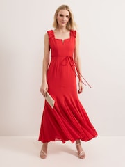 Phase Eight Red Ansley Strappy Maxi Dress - Image 1 of 7