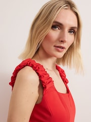Phase Eight Red Ansley Strappy Maxi Dress - Image 4 of 7