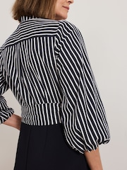 Phase Eight Blue Bree Stripe Jumpsuit - Image 6 of 7