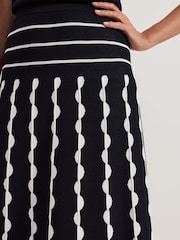 Phase Eight Black Liz Scallopped Skirt - Image 5 of 7