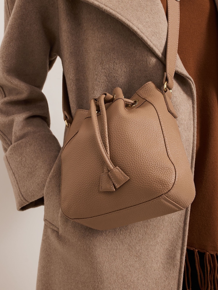 Phase Eight Natural Leather Bucket Bag - Image 2 of 7