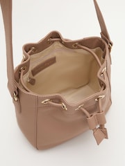 Phase Eight Natural Leather Bucket Bag - Image 5 of 7
