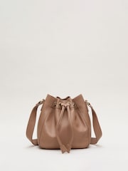 Phase Eight Natural Leather Bucket Bag - Image 7 of 7