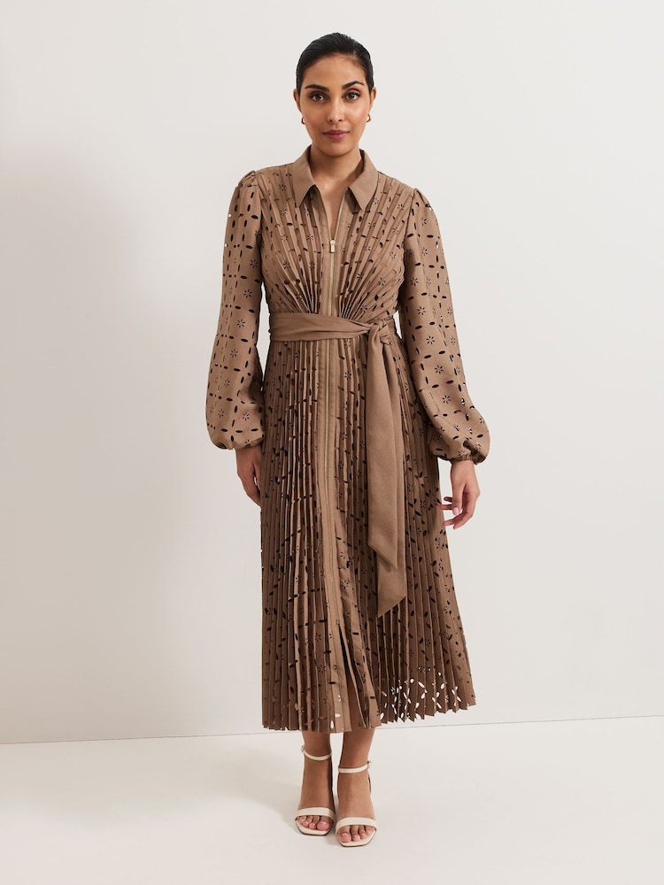 Phase Eight Natural Petite Ryley Dress - Image 1 of 5