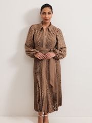 Phase Eight Natural Petite Ryley Dress - Image 3 of 5