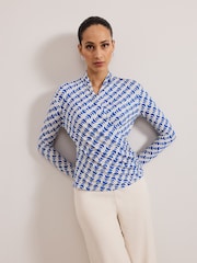 Phase Eight April Geo Wrap Top - Imagen 1 de 7