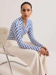 Phase Eight April Geo Wrap Top - Imagen 4 de 7