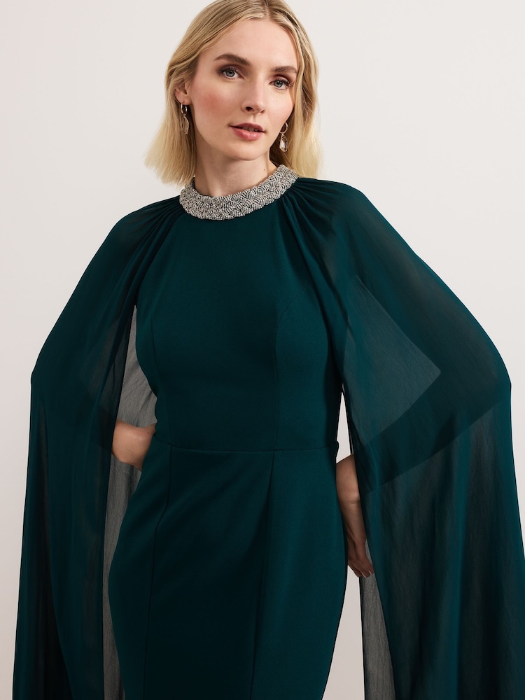 Buy Phase Eight Green Bridie Maxi Dress from Next Belgium