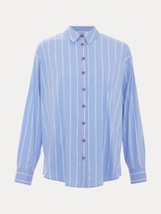 Phase Eight Blue Stripe Shirt - Image 6 of 6