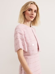 Phase Eight Pink Amitis Sequin Jacket - Image 1 of 6