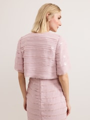 Phase Eight Pink Amitis Sequin Jacket - Image 2 of 6