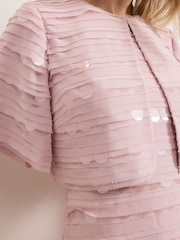 Phase Eight Pink Amitis Sequin Jacket - Image 4 of 6