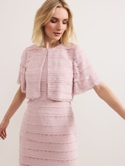 Phase Eight Pink Amitis Sequin Jacket - Image 5 of 6
