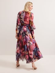 Phase Eight Black Willma Printed Dress - Image 2 of 7