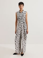 Phase Eight Black Janine Jumpsuit - Image 1 of 7