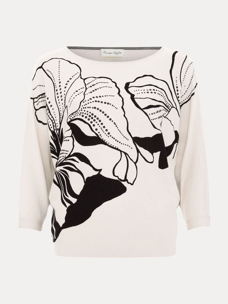 Phase Eight Cream Poppie Studd Top - Image 6 of 6 Phase Eight Cream Poppie Studd Top - Image 6 of 6