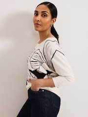 Phase Eight Black Petite Poppie Top - Image 5 of 7
