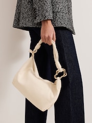 Phase Eight White Twisted Handle Bag - Image 6 of 7
