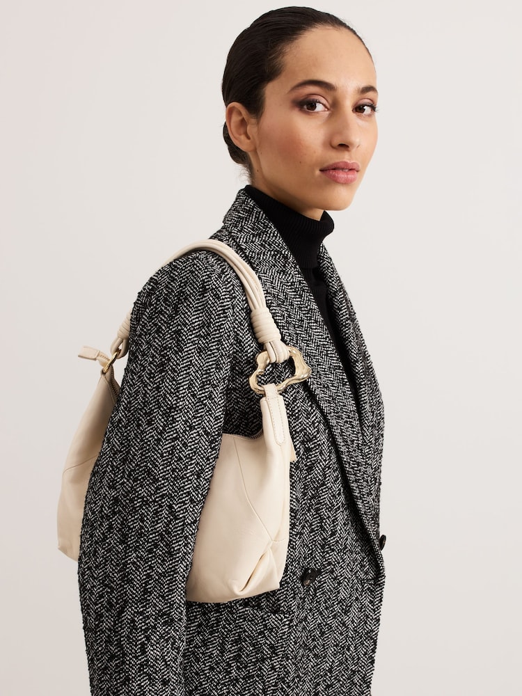 Phase Eight White Twisted Handle Bag - Image 7 of 7