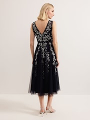 Phase Eight Blue Marissa Beaded Dress - Image 2 of 7