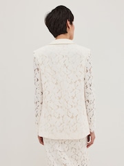 Phase Eight White Gracie Lace Jacket - Image 2 of 7