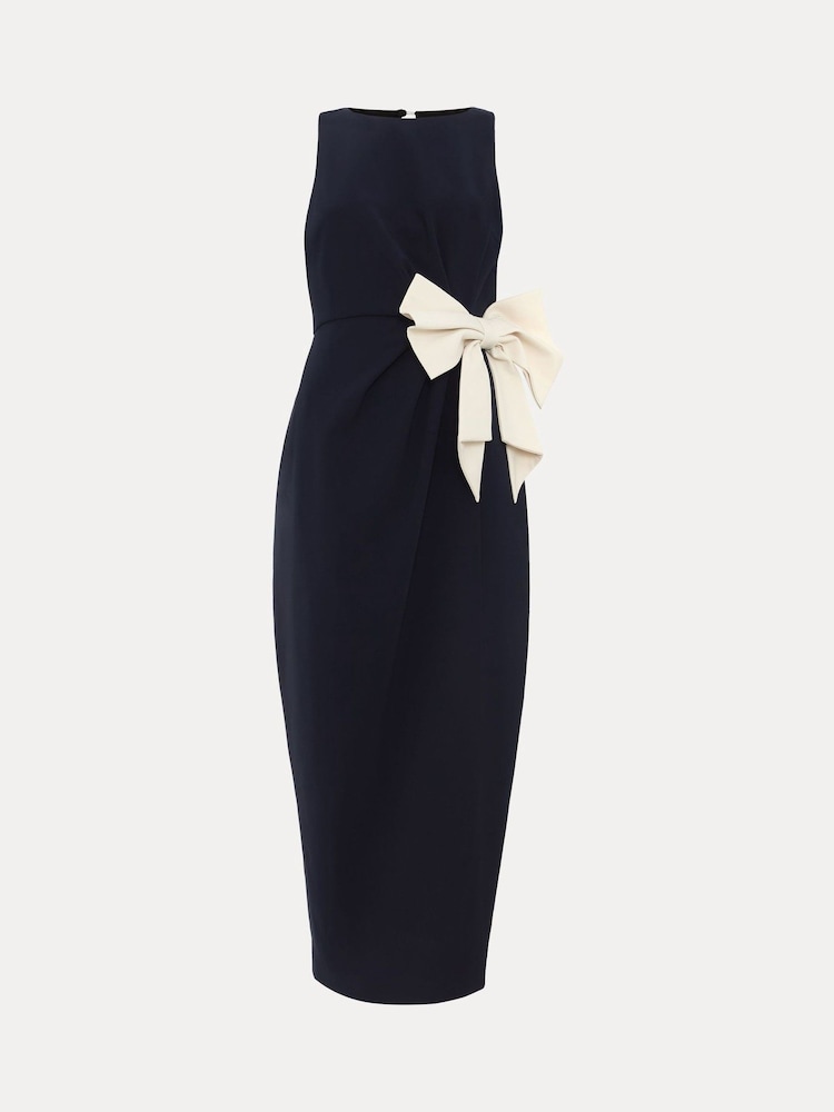 Phase Eight Black Sophia Bow Dress - Image 7 of 7