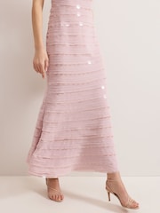 Phase Eight Pink Amitis Sequin Dress - Image 5 of 7
