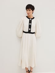 Phase Eight Cream Elizabeth Dress - Image 4 of 7