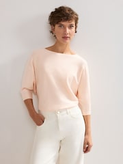 Phase Eight Pink Light Cristine Knit Jumper - Image 1 of 7