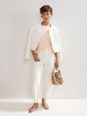 Phase Eight Pink Light Cristine Knit Jumper - Image 6 of 7