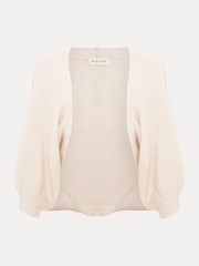 Phase Eight White Leanne Mohair Cardigan - Image 6 of 6