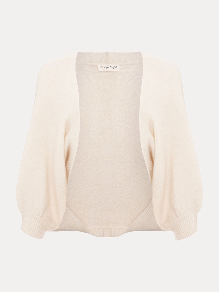 Phase Eight White Leanne Mohair Cardigan - Image 6 of 6