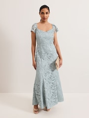 Phase Eight Blue Petite Phia Dress - Image 1 of 7