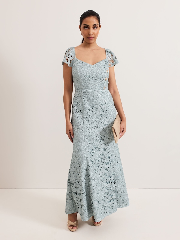 Phase Eight Blue Petite Phia Dress - Image 1 of 7