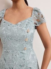 Phase Eight Blue Petite Phia Dress - Image 4 of 7