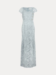 Phase Eight Blue Petite Phia Dress - Image 7 of 7