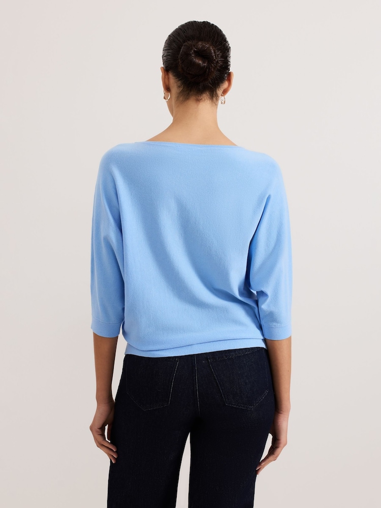 Phase Eight Blue Sky Cristine Knit Jumper - Image 2 of 7