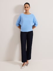 Phase Eight Blue Sky Cristine Knit Jumper - Image 3 of 7