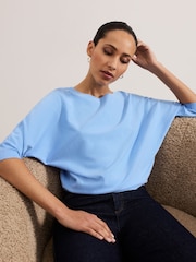 Phase Eight Blue Sky Cristine Knit Jumper - Image 6 of 7