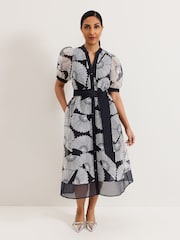 Phase Eight Blue Petite Skylar Dress - Image 1 of 7