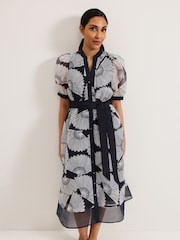 Phase Eight Blue Petite Skylar Dress - Image 3 of 7
