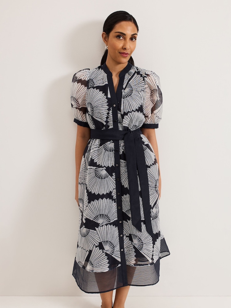 Buy Phase Eight Blue Petite Skylar Dress from the Next UK online shop