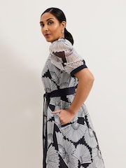 Phase Eight Blue Petite Skylar Dress - Image 6 of 7