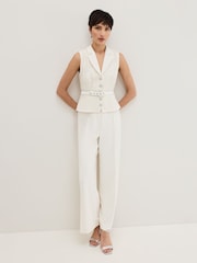 Phase Eight White Ruby Jumpsuit - Image 1 of 7